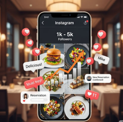 Restaurant Instagram Growth